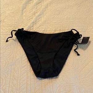 Black Bikini Bottom with Side Ties